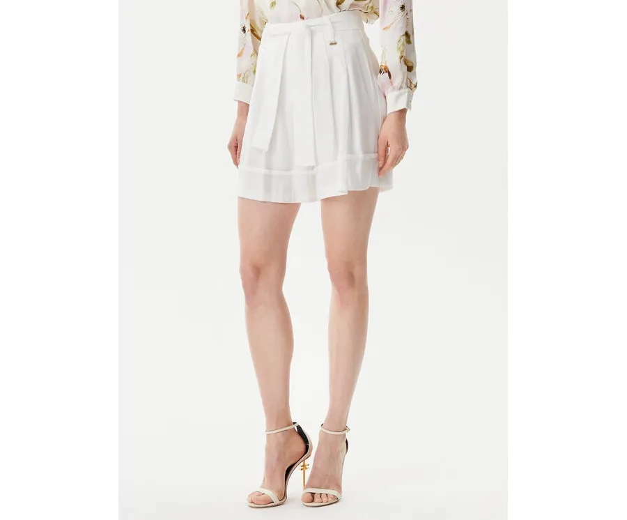 obrazek 1 ARTIGLI Szorty materiałowe ACSH001805 Biały Regular Fit