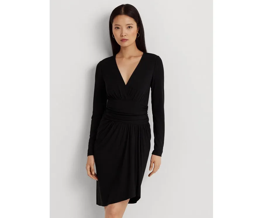 obrazek 1 Lauren Ralph Lauren Sukienka codzienna 250918987001 Czarny Regular Fit LAUREN RALPH LAUREN