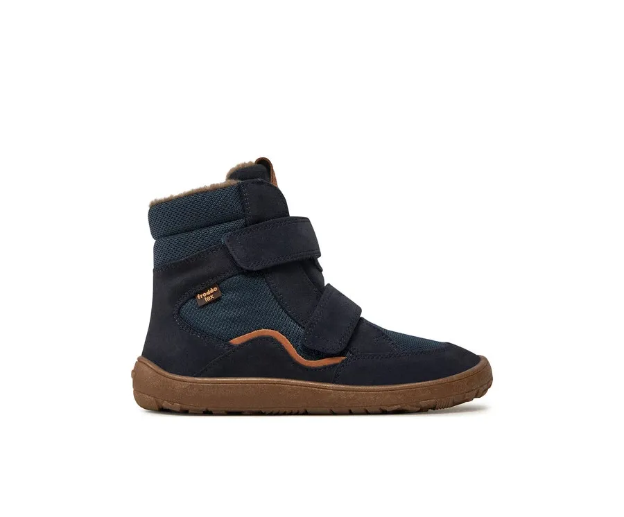 obrazek 1 Froddo Kozaki Barefoot Tex Winter G3160233 S Niebieski