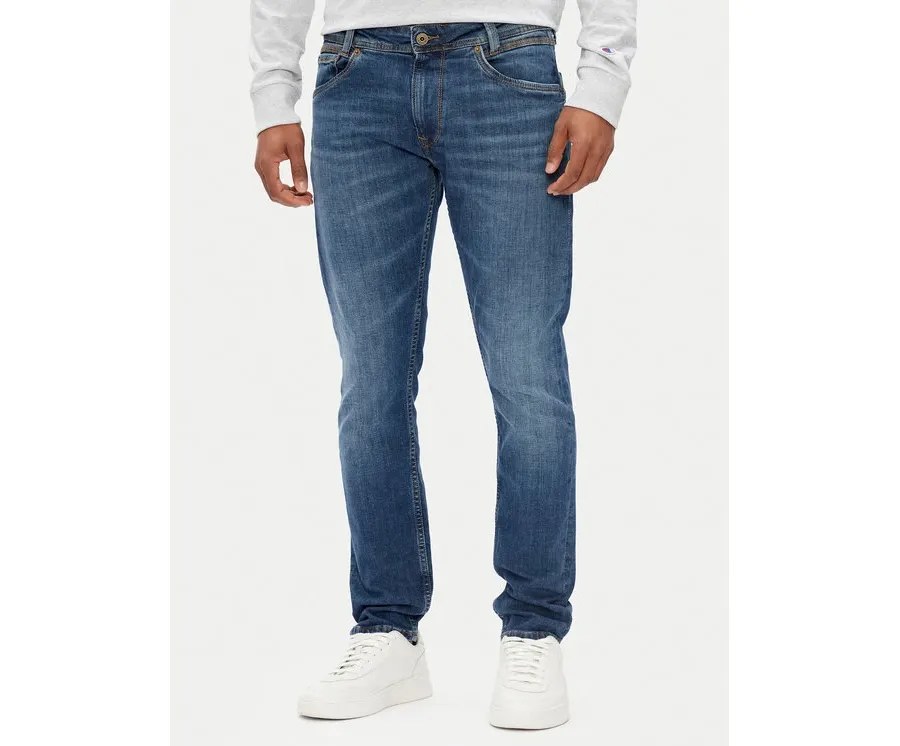 obrazek 1 Pepe Jeans Jeansy PM207391 Niebieski Tapered Fit