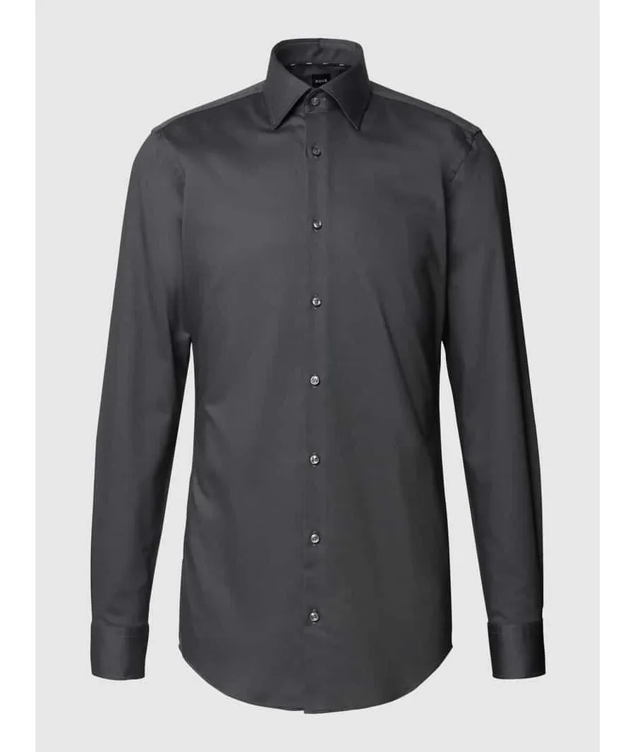 obrazek 1 Koszula biznesowa o kroju slim fit z twillu z bardzo długim rękawem