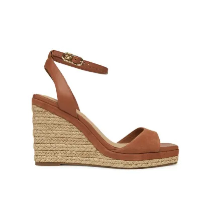Zdjęcie Tommy Hilfiger Espadryle Leather & Suede High Wedge Espad FW0FW08803 Brązowy