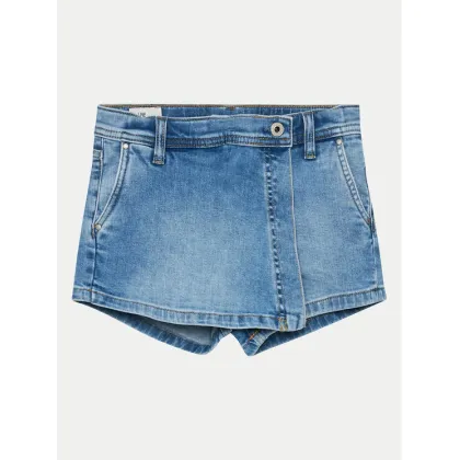 Zdjęcie Pepe Jeans Szorty jeansowe A-Line Skort Hw Jr PG800862 Niebieski Regular Fit
