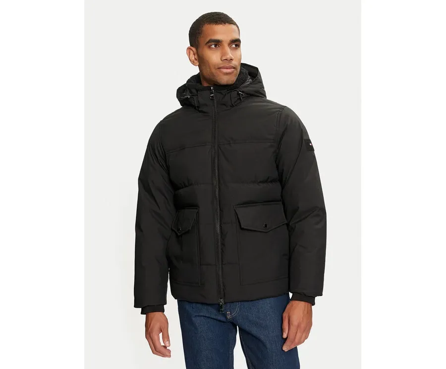 obrazek 1 Tommy Hilfiger Kurtka zimowa Rockie MW0MW37125 Czarny Regular Fit