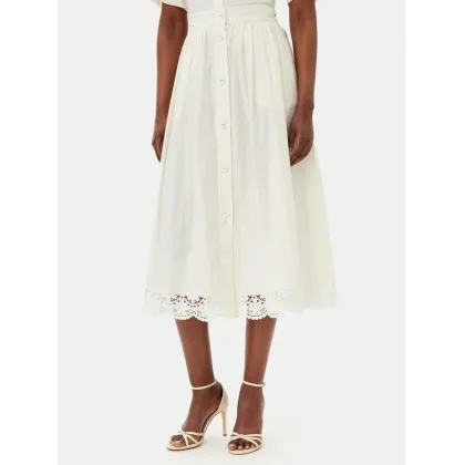 Zdjęcie TWINSET Spódnica trapezowa 251TT2095 Écru Regular Fit