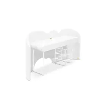 Picture White luxurious desk in the shape of a cloud