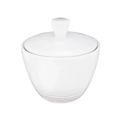 Zdjęcie Piękna stylowa cukiernica z porcelany w stylu nowoczesnym - Seltmann Weiden