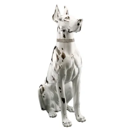 Zdjęcie Wielka figura siedzącego Doga do salonu - 3 kolory