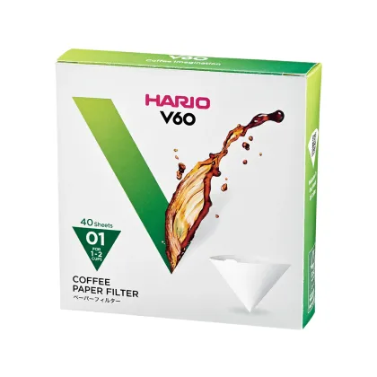 Zdjęcie Hario filtry papierowe do dripa V60-01 HARIO