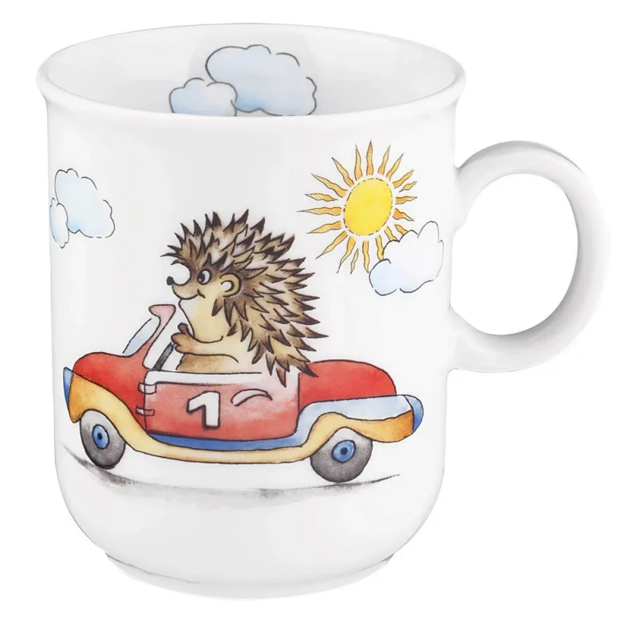 obrazek 1 Stylowy porcelanowy kubek z oryginalnym bajkowym zdobieniem - Seltmann Weiden