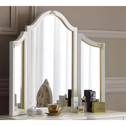 Picture Classic wooden mirror for the living room or bedroom