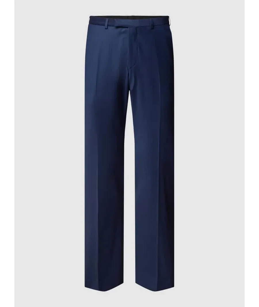 obrazek 1 Spodnie do garnituru o kroju slim fit w kant model ‘Falk’