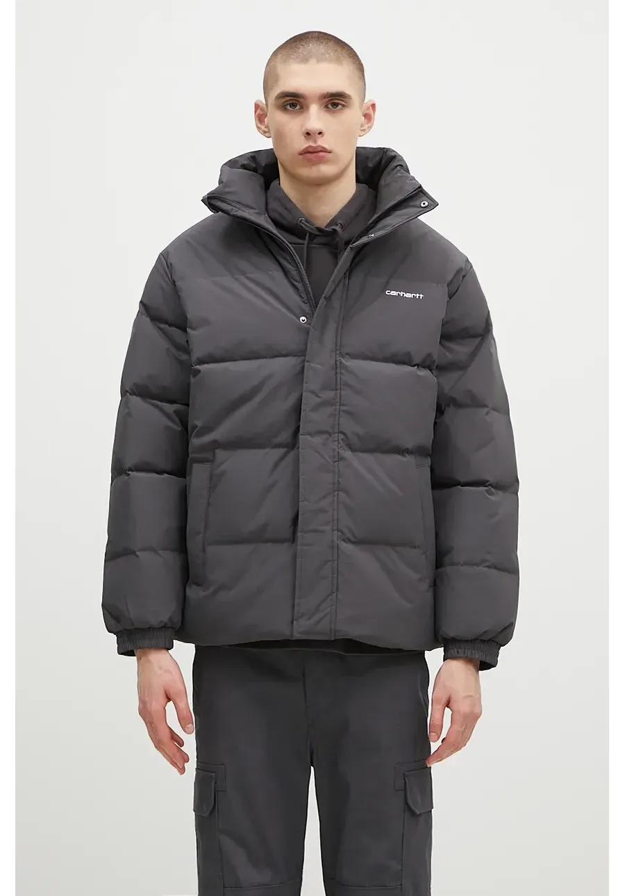 obrazek 1 Carhartt WIP kurtka puchowa Danville Jacket męska kolor szary zimowa I029450.2IFXX