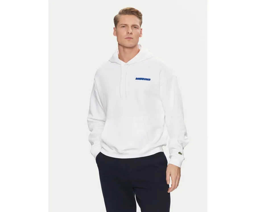 obrazek 1 Lacoste Bluza SH6533 Biały Loose Fit