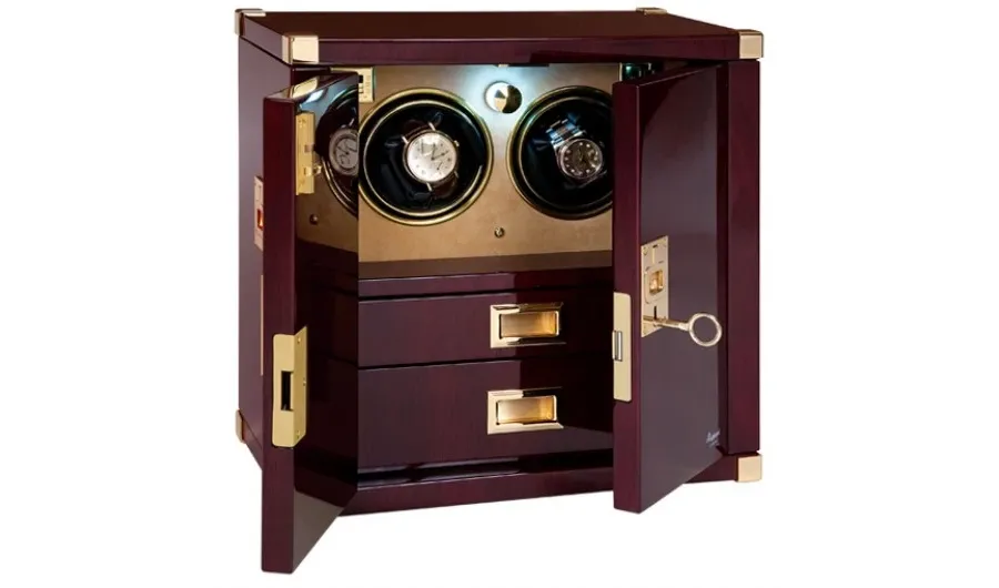 obrazek 1 Rotomat na dwa zegarki 2 Watch Mariners Chest Mahogany W282