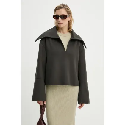 Zdjęcie Nanushka sweter wełniany MAXE damski kolor szary ciepły NW24PFSG26997