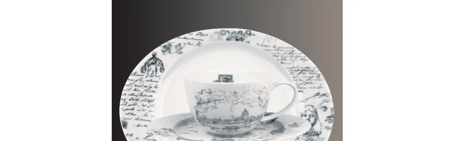 obrazek 1 Cudowna porcelanowa filiżanka na kawę