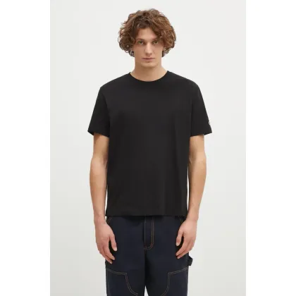 Zdjęcie Champion t-shirt bawełniany Crewneck męski kolor czarny gładki 220713