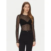 Zdjęcie Elisabetta Franchi Body BO-021-51E2-V260 Czarny Slim Fit