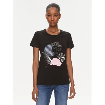 Zdjęcie Fracomina T-Shirt FR24ST3004J401N5 Czarny Regular Fit
