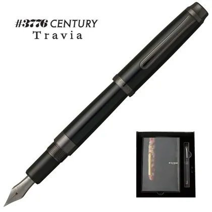 Picture Beautiful Platinum 3776 Century TRAVIA fountain pen + book