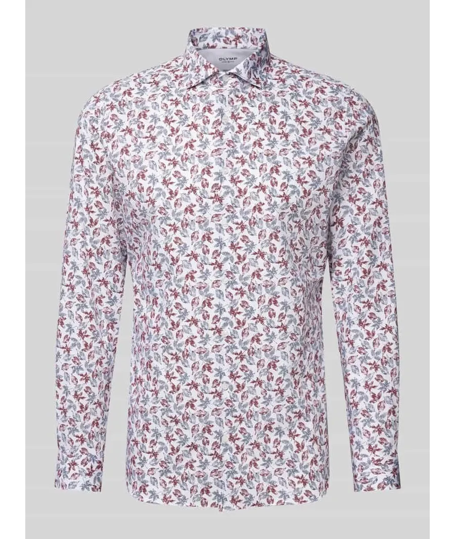 obrazek 1 Koszula biznesowa o kroju slim fit z kołnierzykiem typu kent