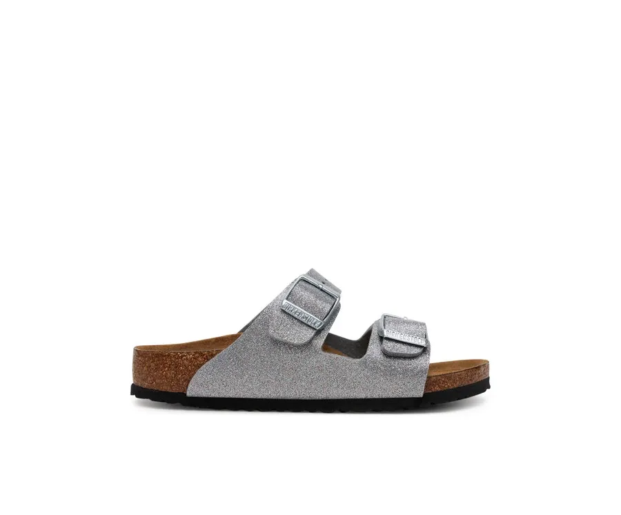obrazek 1 Birkenstock Klapki Arizona Kids 1029468 S Srebrny
