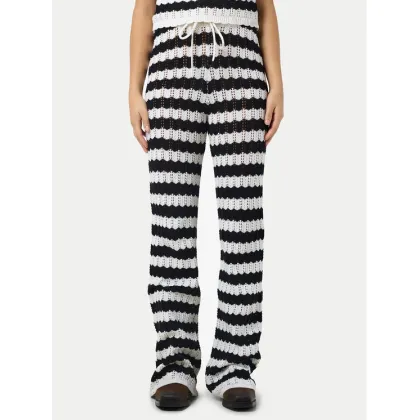 Zdjęcie Noisy May Spodnie dzianinowe Laika 27033781 Czarny Flared Fit