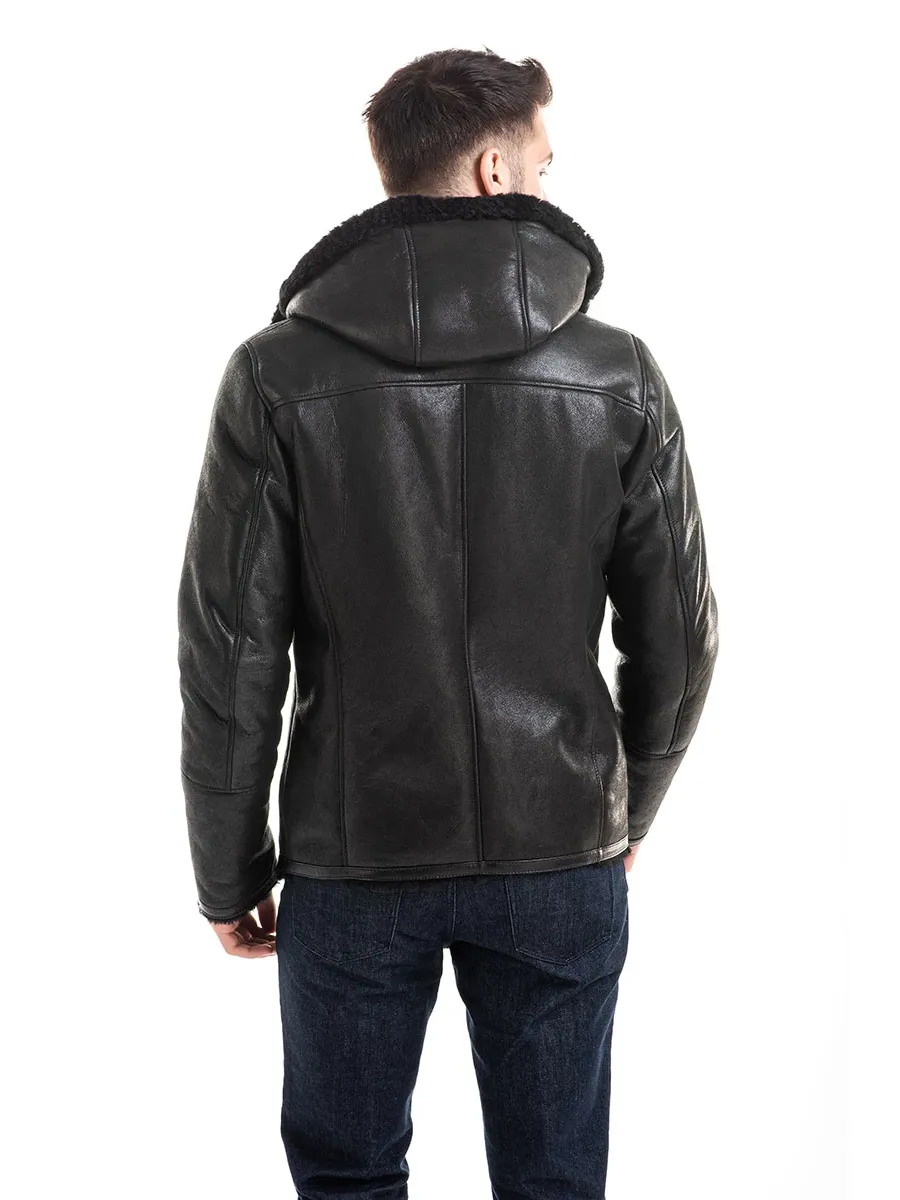 obrazek 3 Naturalna kurtka męska z owczej skóry - A&A Vesa