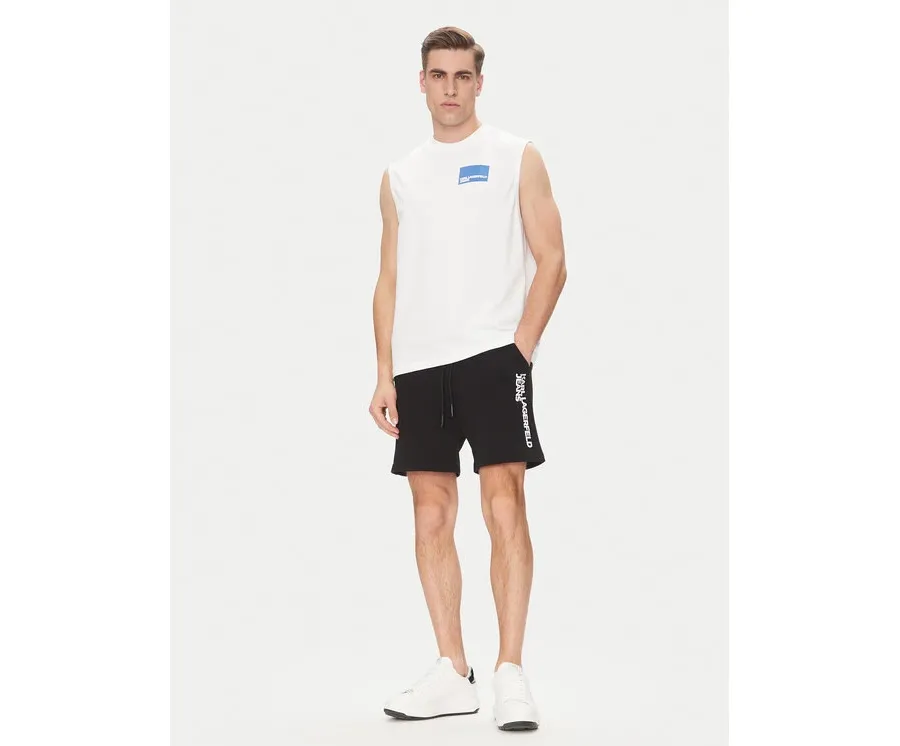 obrazek 1 KARL LAGERFELD Tank top A2M17053 Biały Relaxed Fit