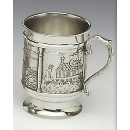 Zdjęcie Stylowy irlandzki kufel St. Columcille z pewteru