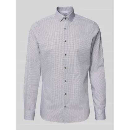 Zdjęcie Koszula biznesowa o kroju slim fit z kołnierzykiem typu kent