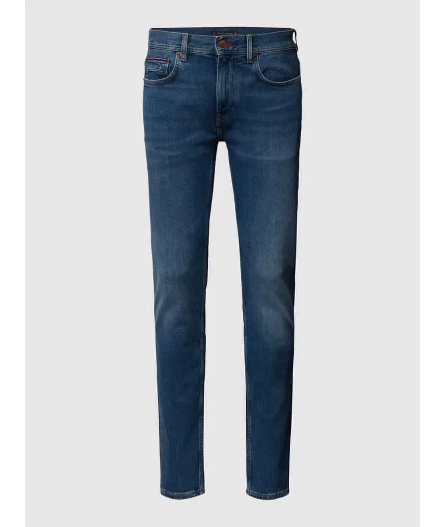 obrazek 1 Tommy Hilfiger Jeansy Denton MW0MW15603 Niebieski Straight Fit