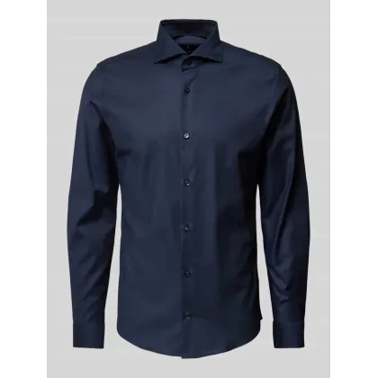 Zdjęcie Koszula biznesowa o kroju slim fit z kołnierzykiem typu cutaway model ‘Pares’