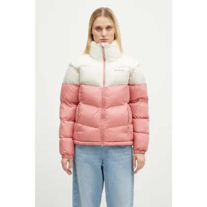 Zdjęcie Columbia kurtka Puffect Colorblock damska kolor różowy zimowa 2088481