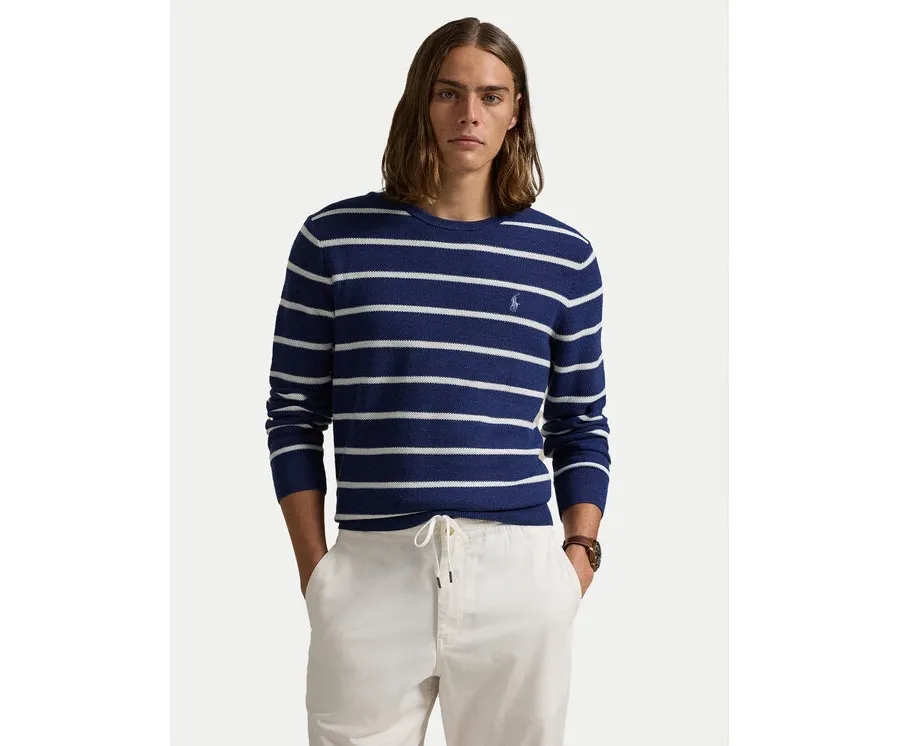obrazek 1 Polo Ralph Lauren Sweter 710955764001 Niebieski Regular Fit
