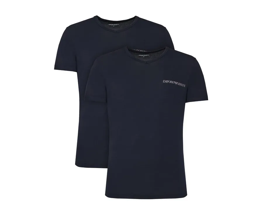 obrazek 1 Emporio Armani Underwear Komplet 2 t-shirtów EM000392 AF10779 MB143 Granatowy Regular Fit