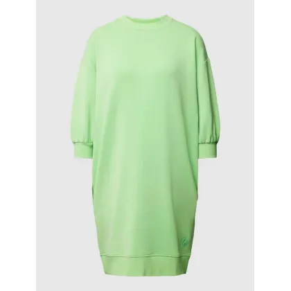 Zdjęcie Sukienka z dzianiny dresowej o długości do kolan z okrągłym dekoltem