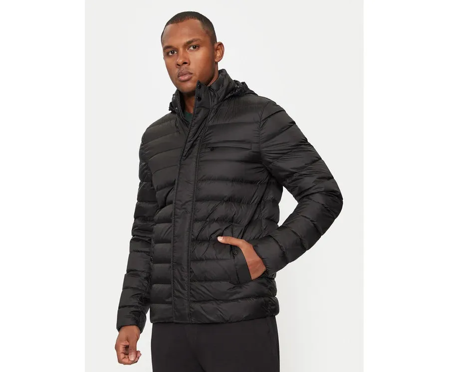 obrazek 1 Geox Kurtka puchowa Warrens M4625E T3146 F9000 Czarny Regular Fit