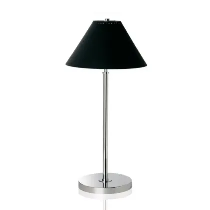 Zdjęcie Stylowa lampa stołowa z chromowanego mosiądzu - Luxury Products
