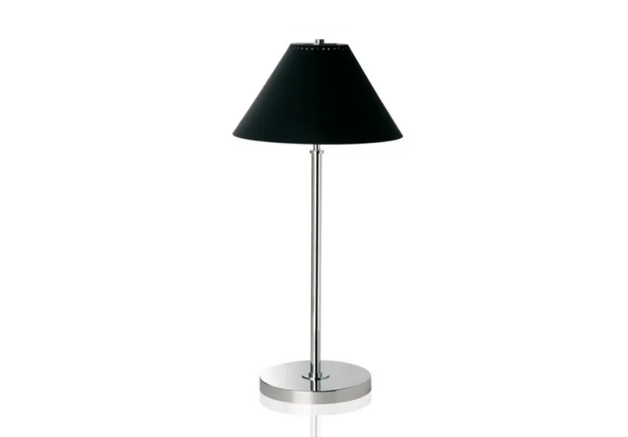 obrazek 1 Stylowa lampa stołowa z chromowanego mosiądzu - Luxury Products