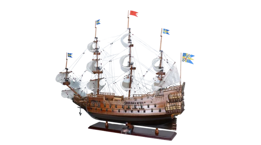 picture 4 A large, exclusive model of the Vasa sailing ship with unfurled sails