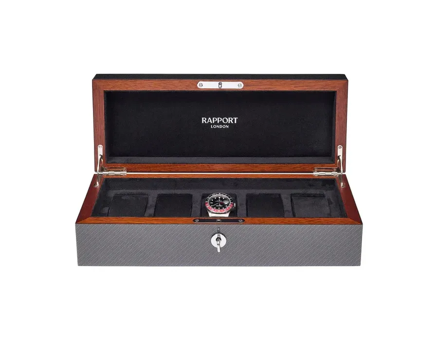 obrazek 1 Pudełko na zegarek z włókna węglowego