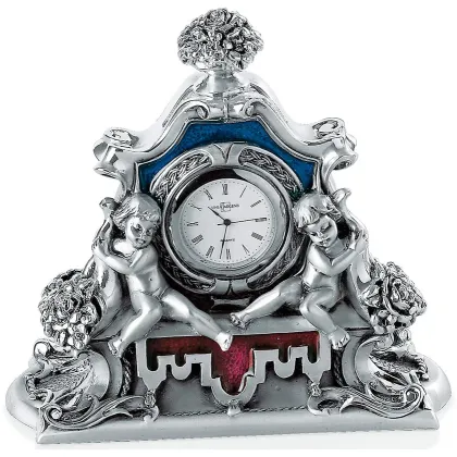 Picture A wonderful desk clock with angels