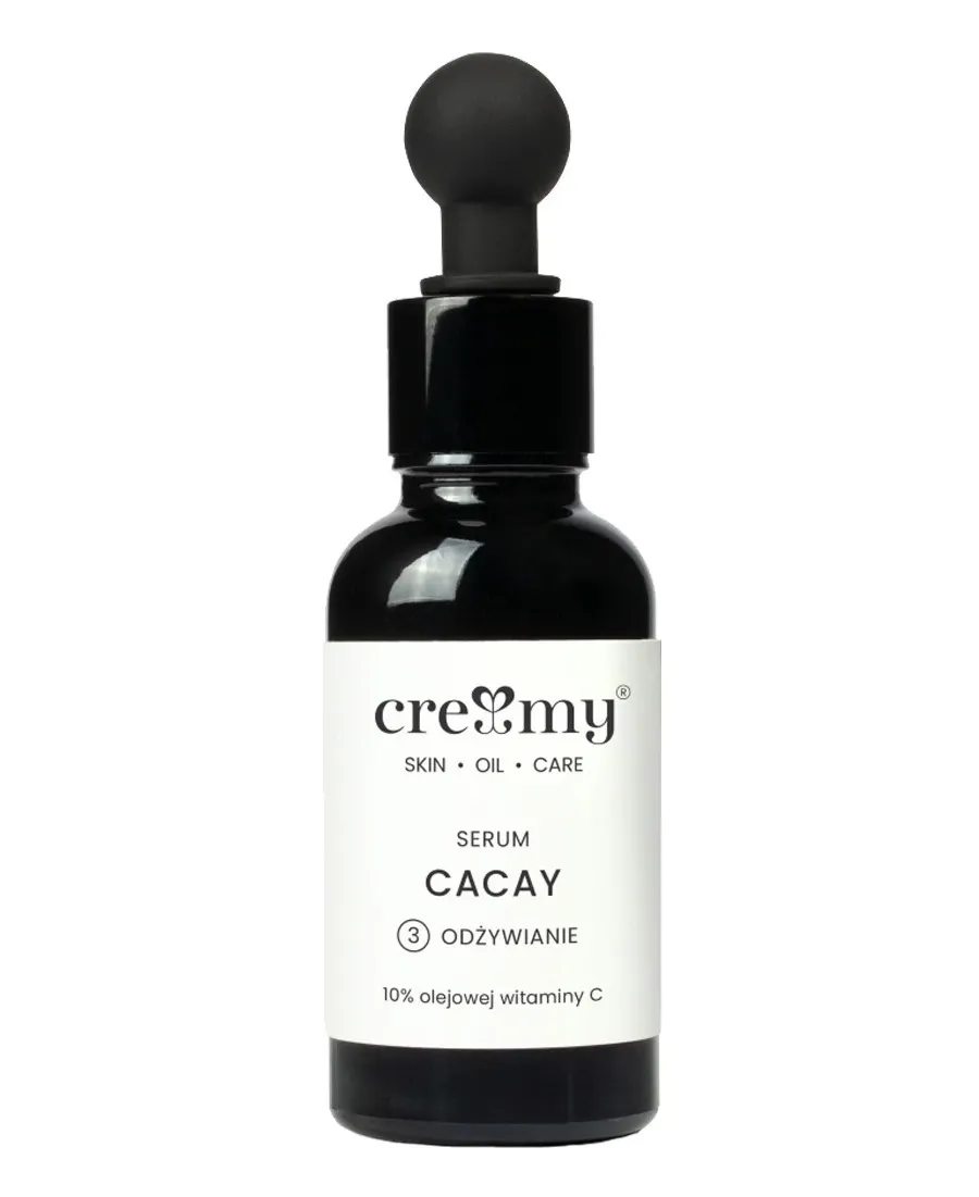 obrazek 1 Creamy Cacay Przeciwstarzeniowe serum olejowe do twarzy z wit. C 10% 30 ml 30 ml