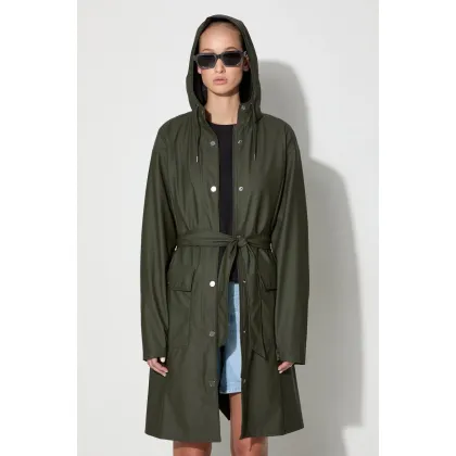 Zdjęcie Rains kurtka przeciwdeszczowa 18130 Jackets damska kolor zielony przejściowa