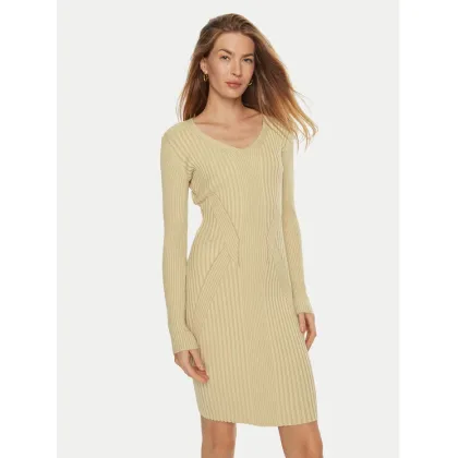 Zdjęcie Guess Sukienka dzianinowa Isabella W4BK07 Z3HP2 Beżowy Slim Fit