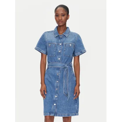Zdjęcie Tommy Hilfiger Sukienka jeansowa WW0WW44380 Niebieski Regular Fit