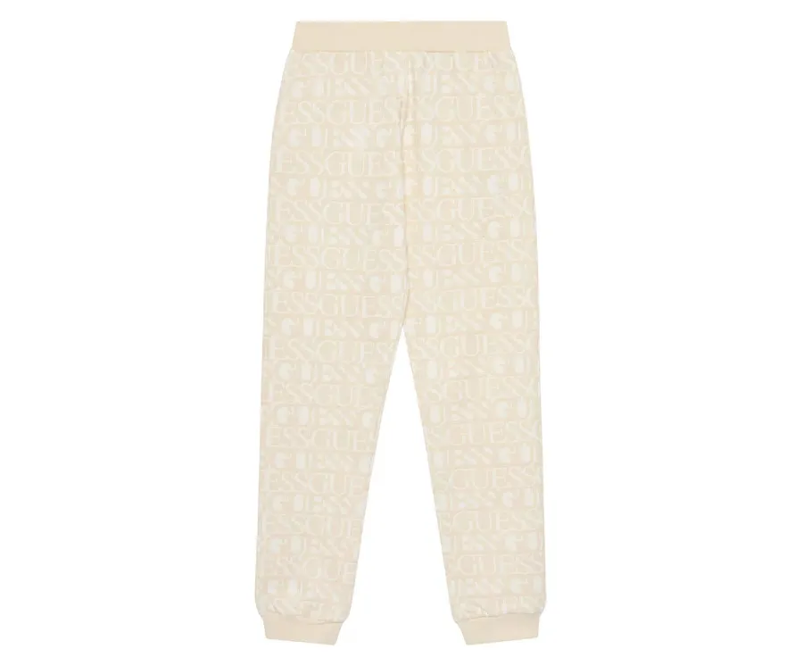 obrazek 1 Guess Spodnie dresowe J5YQ13 KAD74 Beżowy Regular Fit