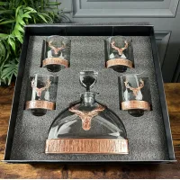 Picture Stylish carafe and whiskey glasses as a gift